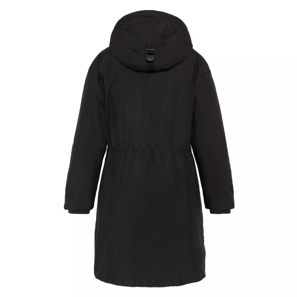 Parka Longue À Capuche Femme Aspenw - Noir Beige