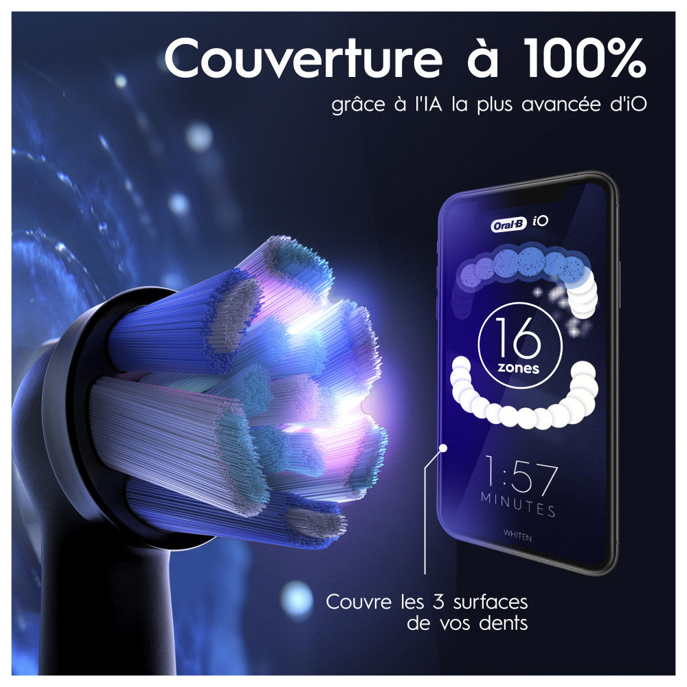 Oral-B Io10 Cepillo de Dientes Eléctrico Con Estuche de Viaje Cargador