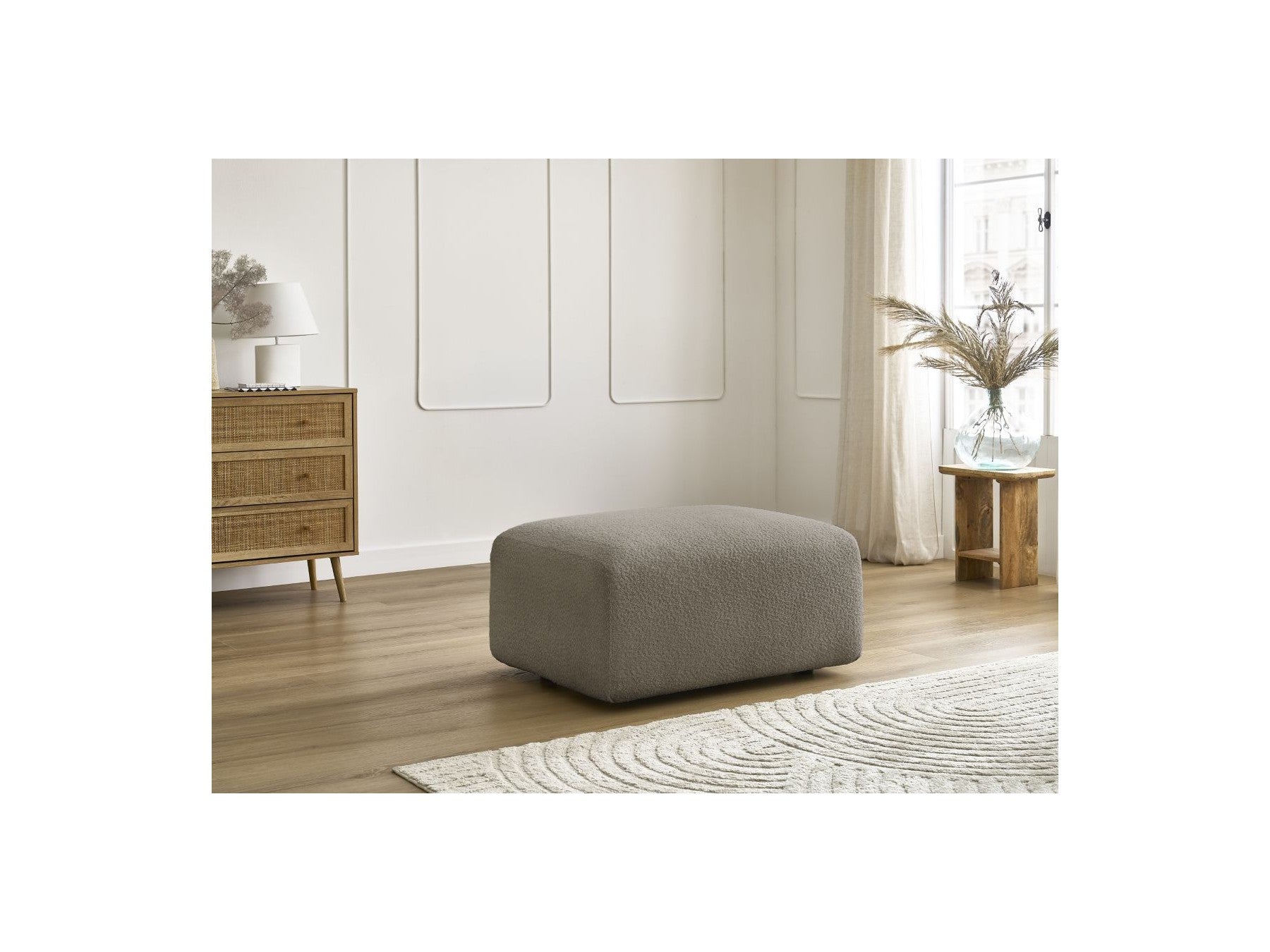 Puf - Tina - Tejido bouclé