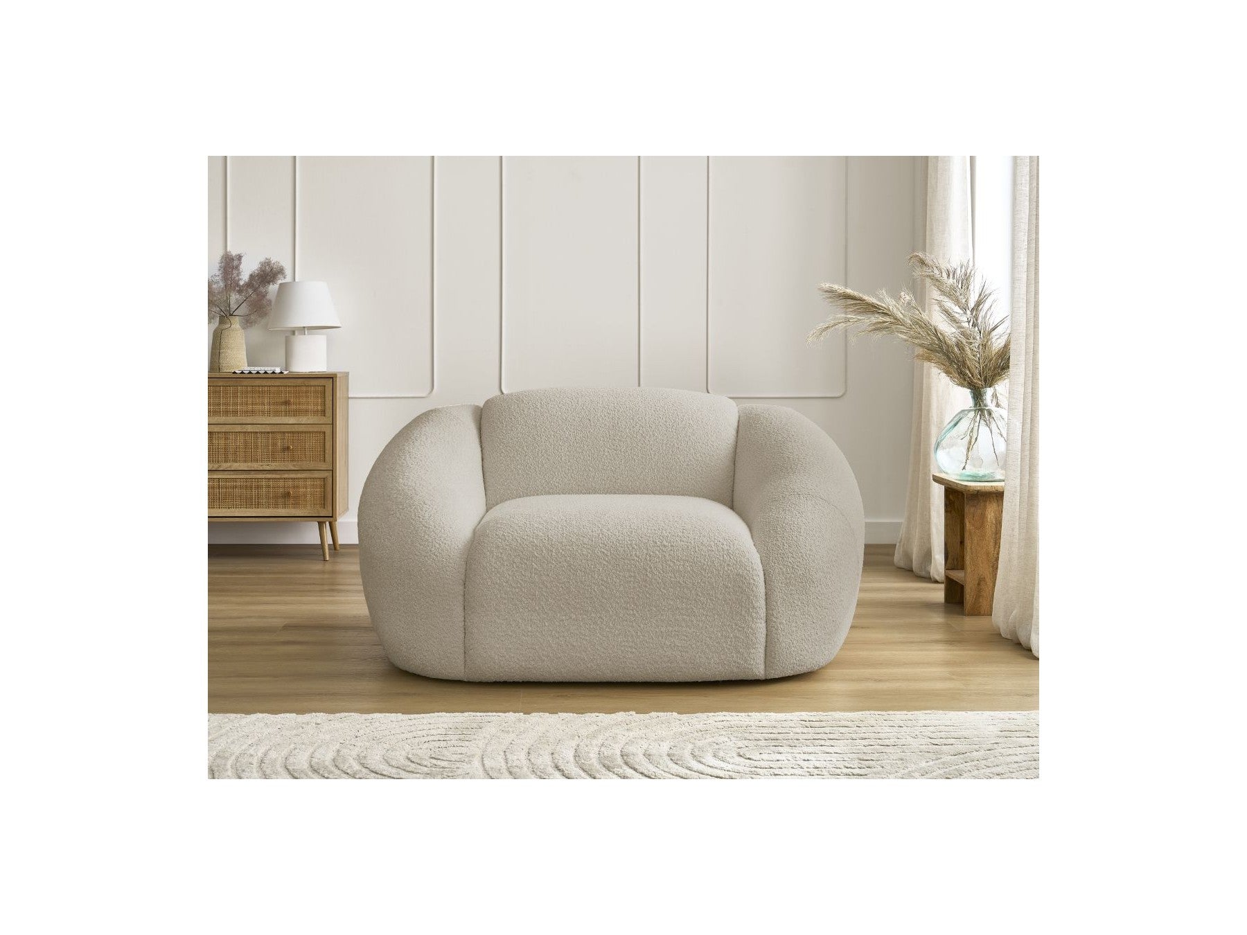 Sillón - Tina - Tejido bouclé