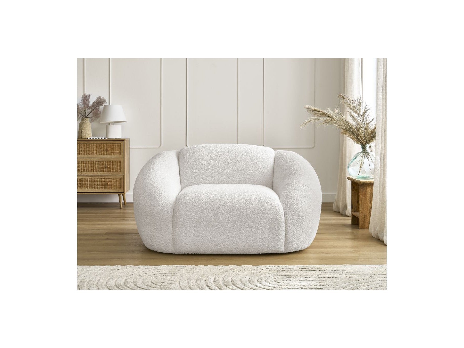 Sillón - Tina - Tejido bouclé