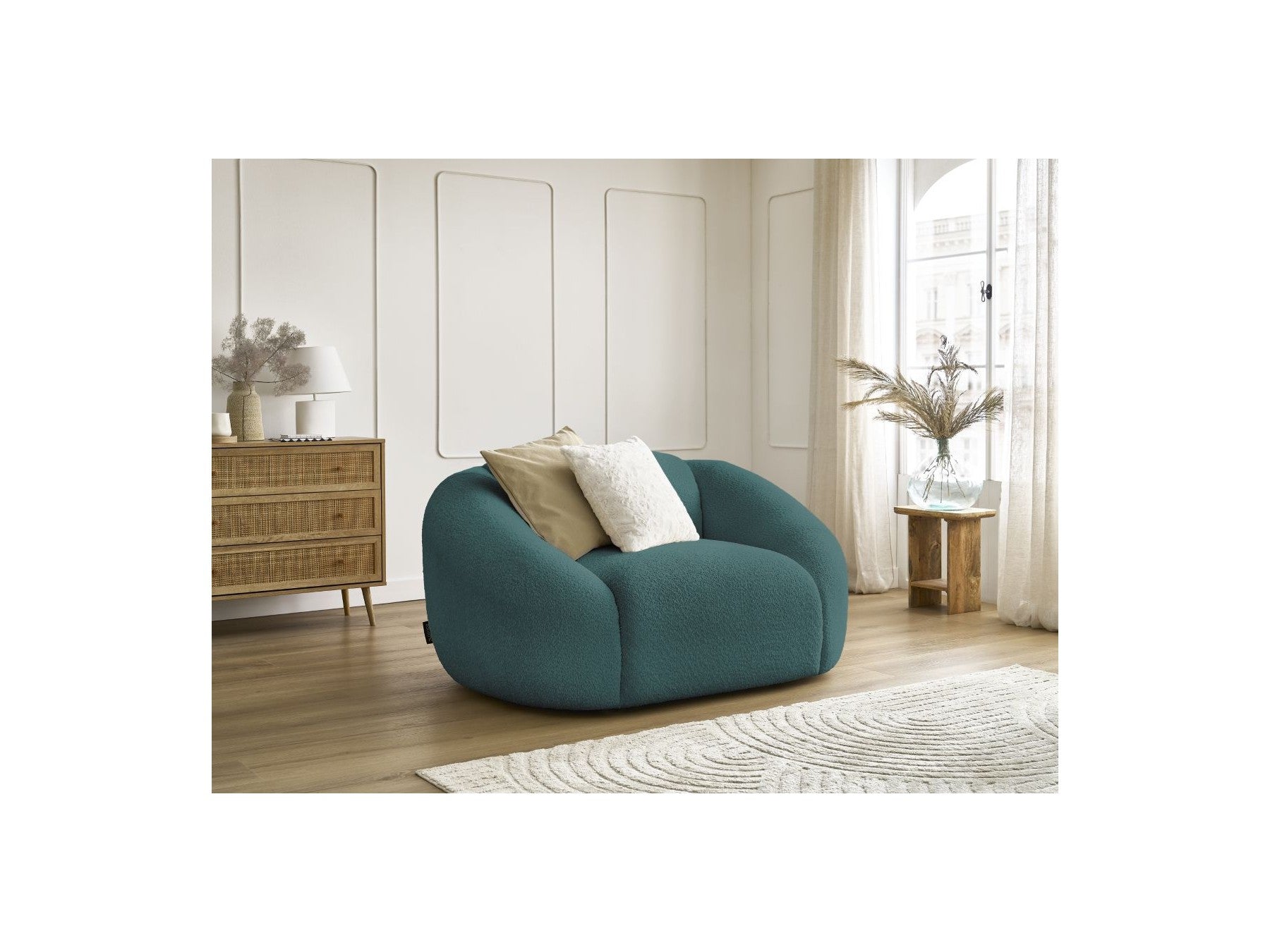 Sillón - Tina - Tejido bouclé