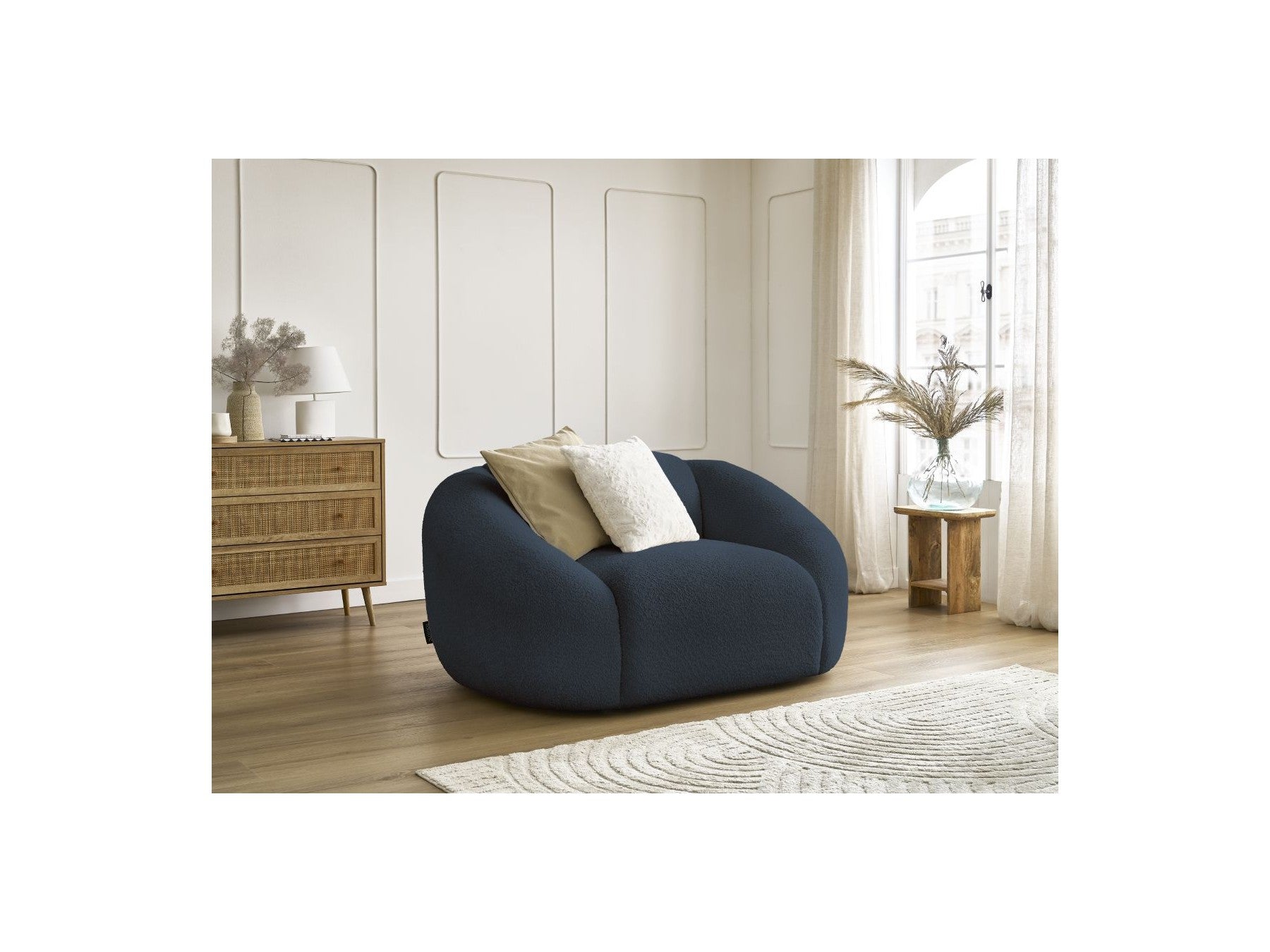 Sillón - Tina - Tejido bouclé