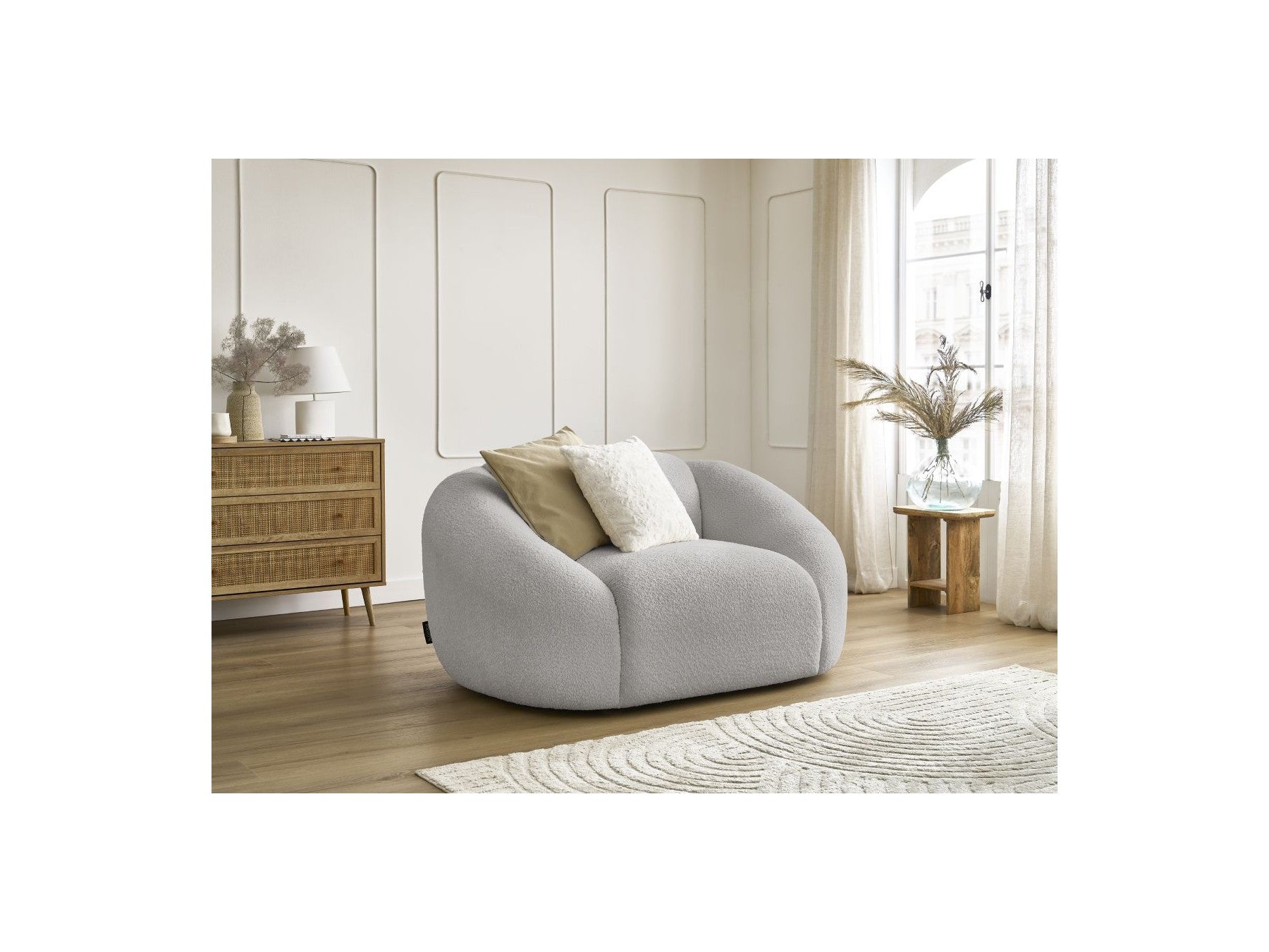 Sillón - Tina - Tejido bouclé