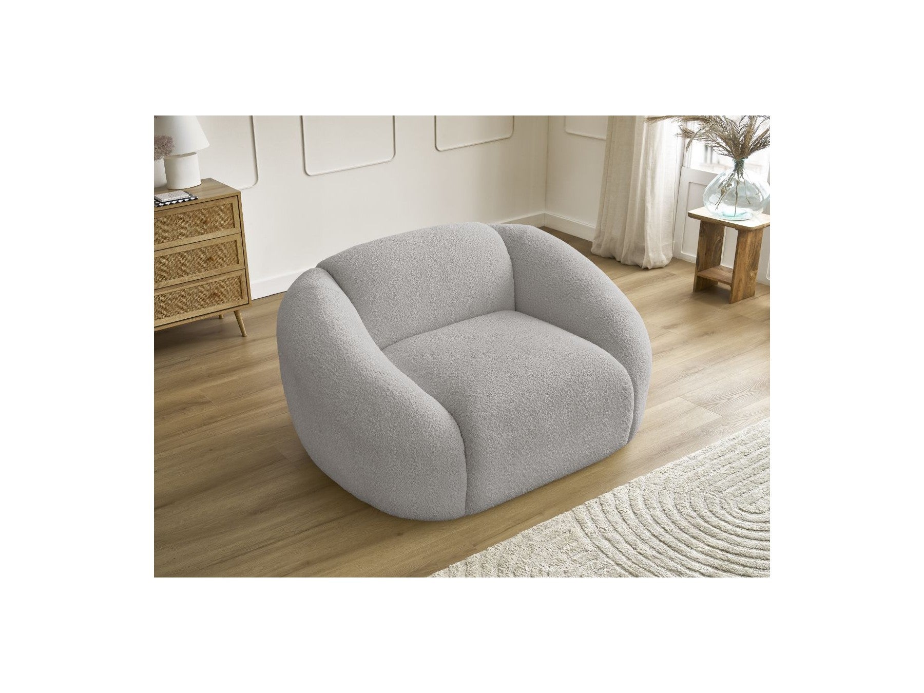 Sillón - Tina - Tejido bouclé