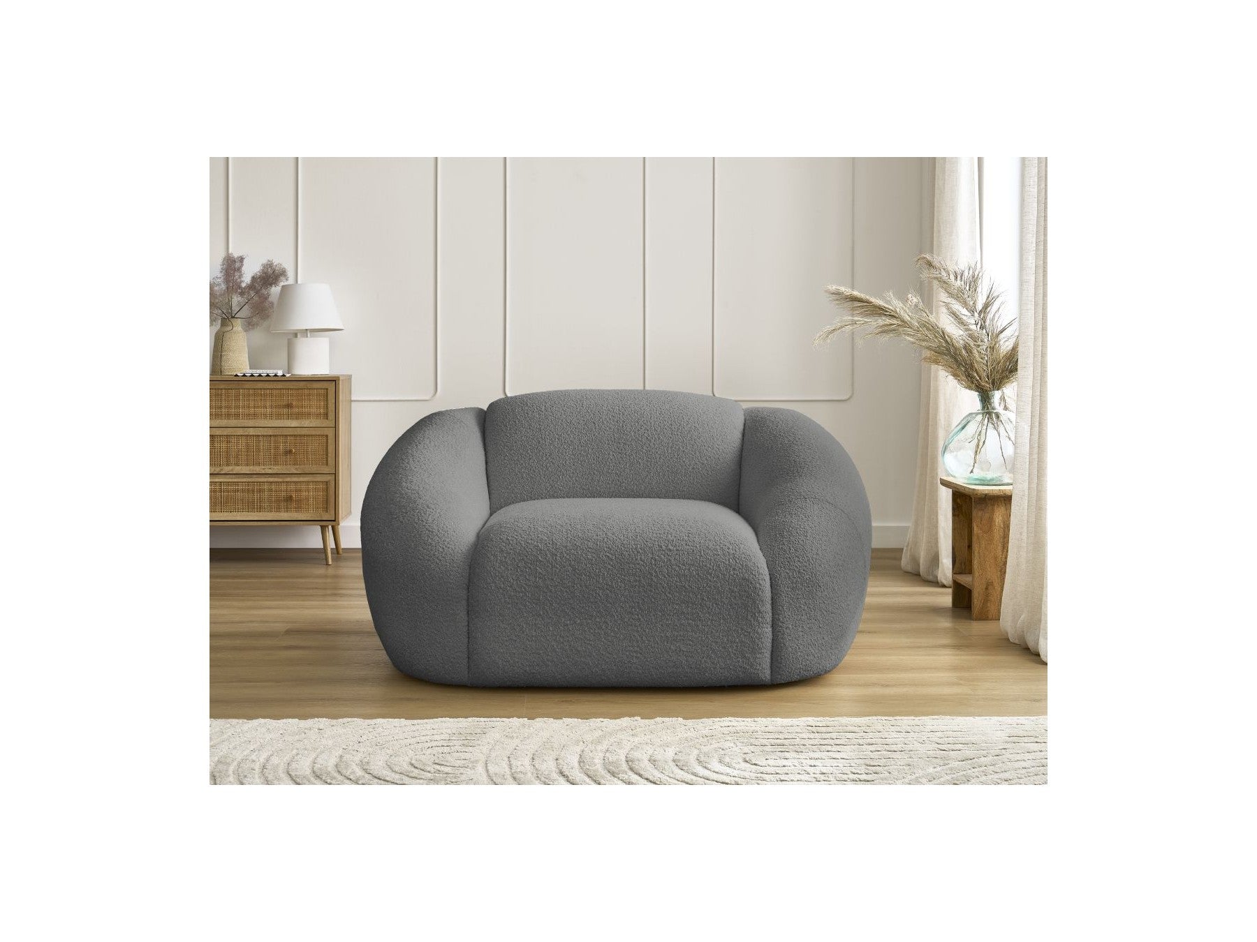 Sillón - Tina - Tejido bouclé