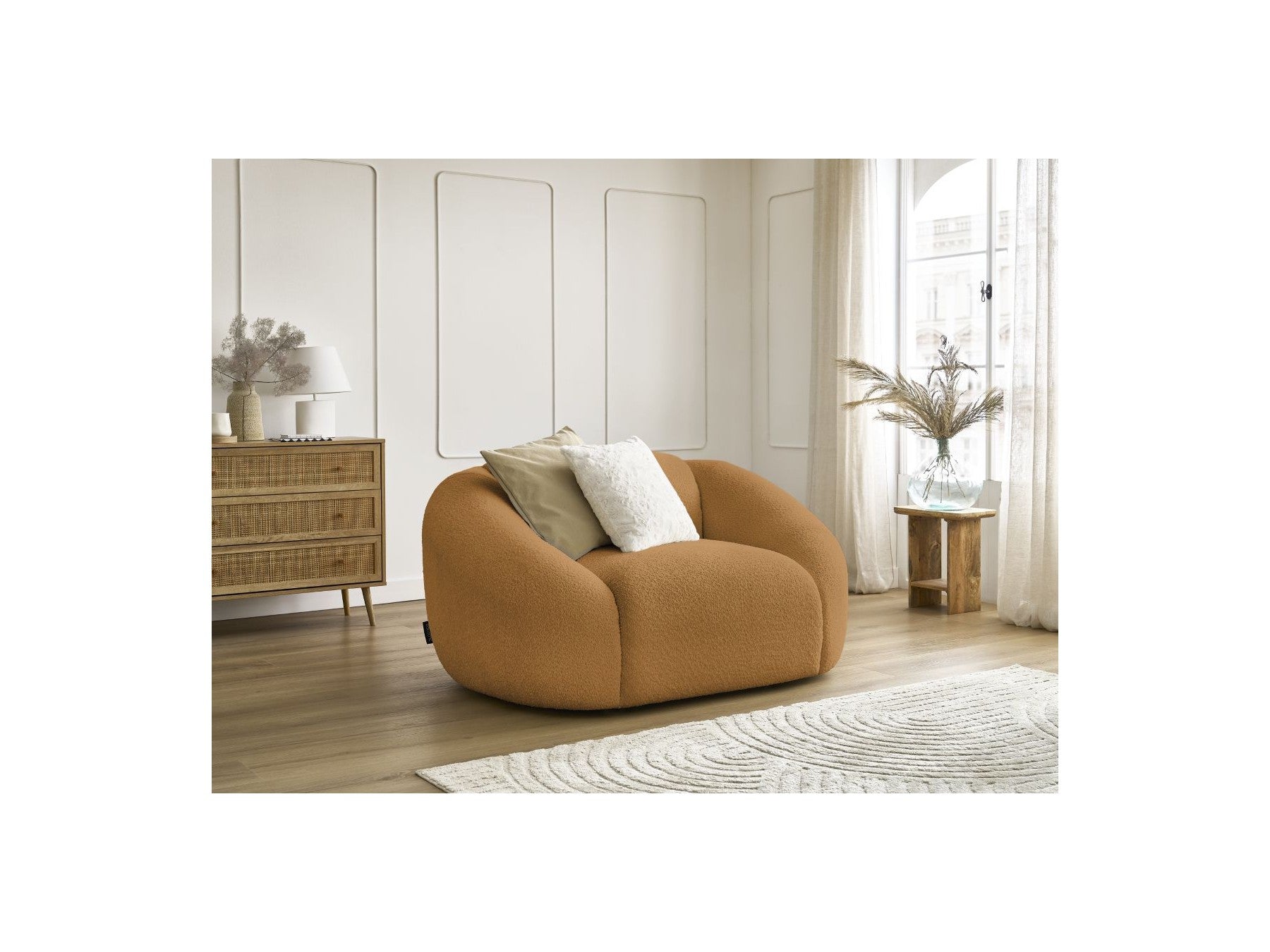 Sillón - Tina - Tejido bouclé