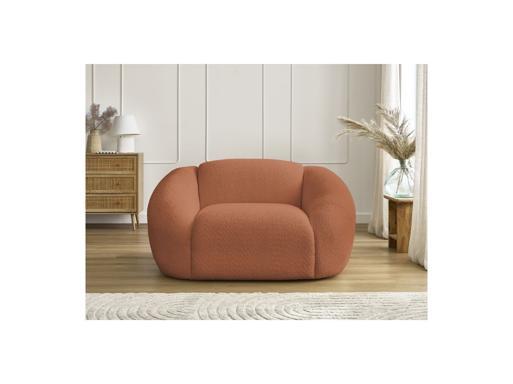 Sillón - Tina - Tejido bouclé