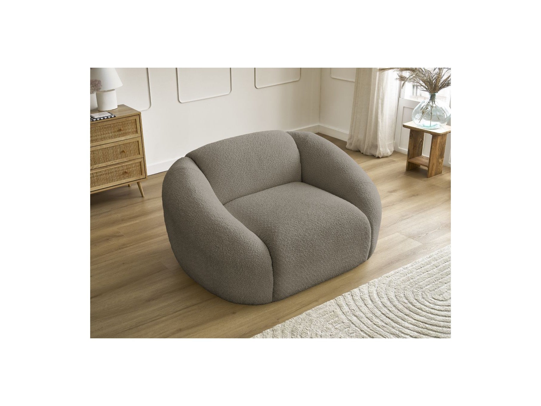 Sillón - Tina - Tejido bouclé