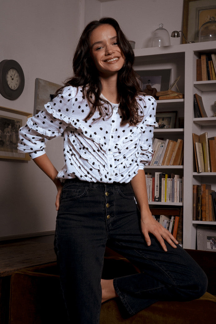 Camisa Lorraine Polka