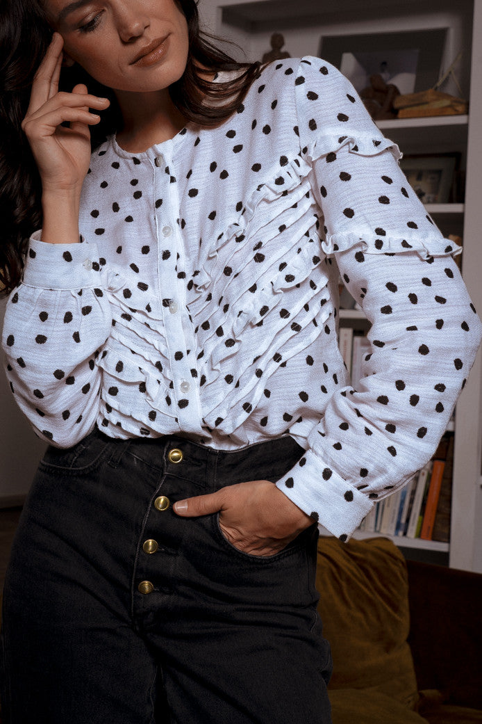 Camisa Lorraine Polka