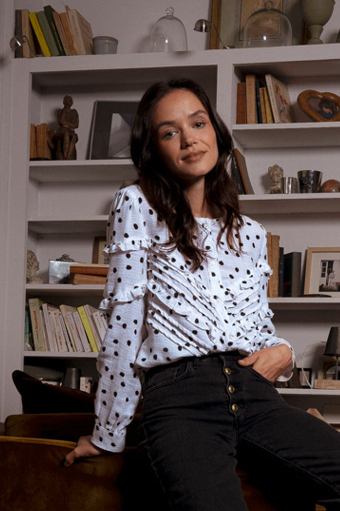Camisa Lorraine Polka