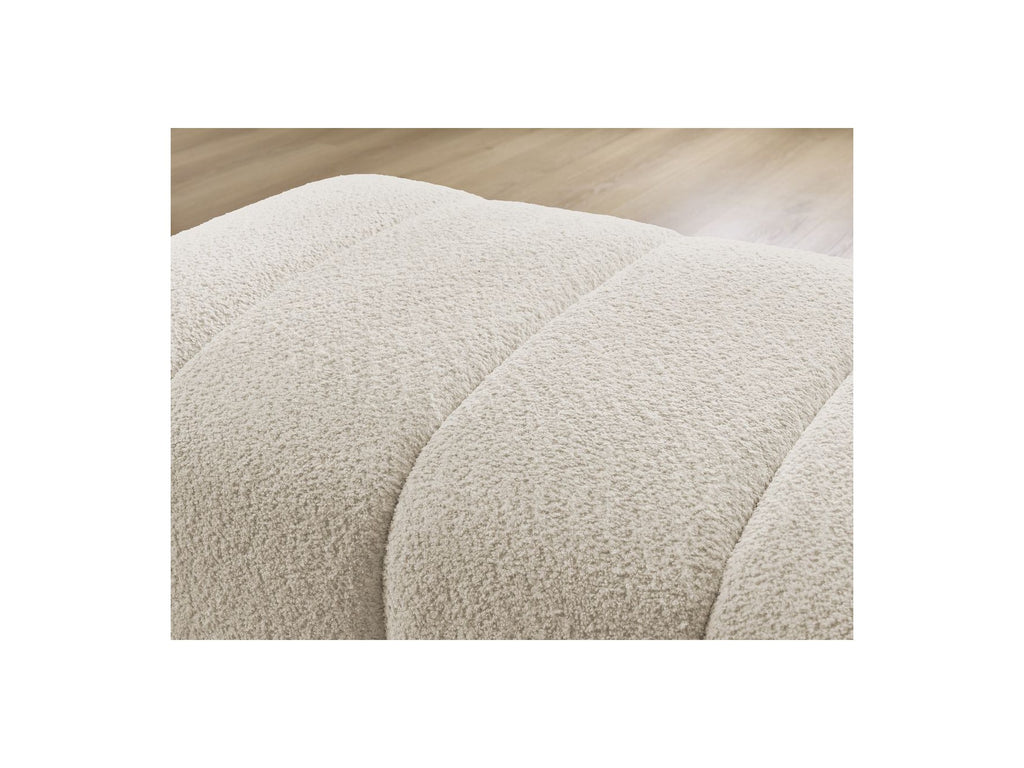 Puf para sofá modular - Annecy - Tejido bouclé