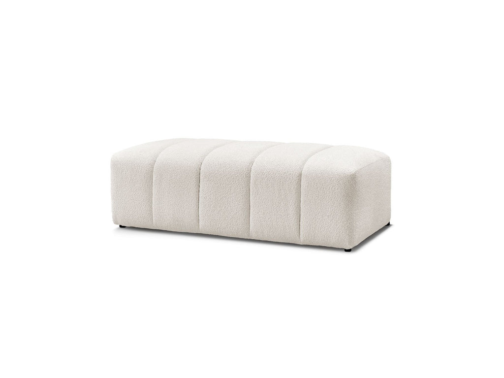 Puf para sofá modular - Annecy - Tejido bouclé