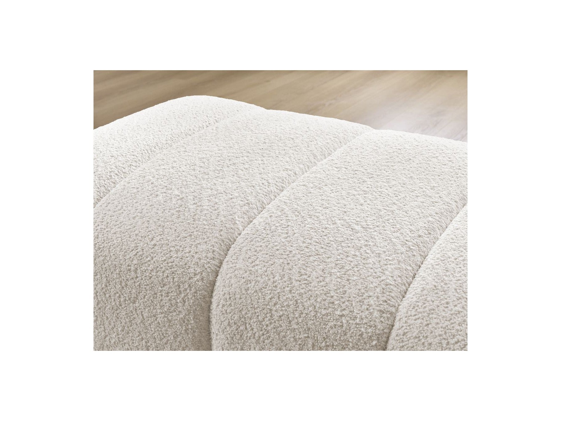 Puf para sofá modular - Annecy - Tejido bouclé
