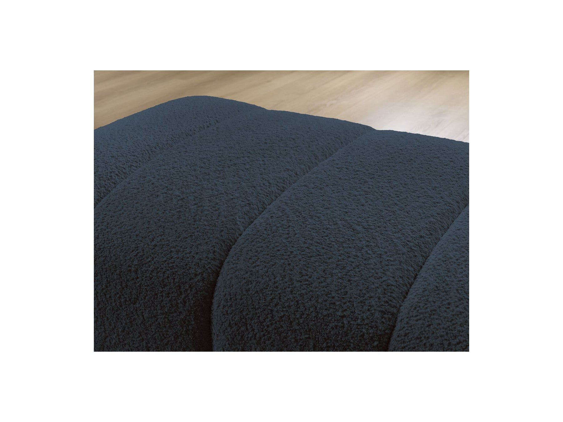 Puf para sofá modular - Annecy - Tejido bouclé