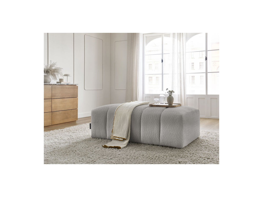 Puf para sofá modular - Annecy - Tejido bouclé