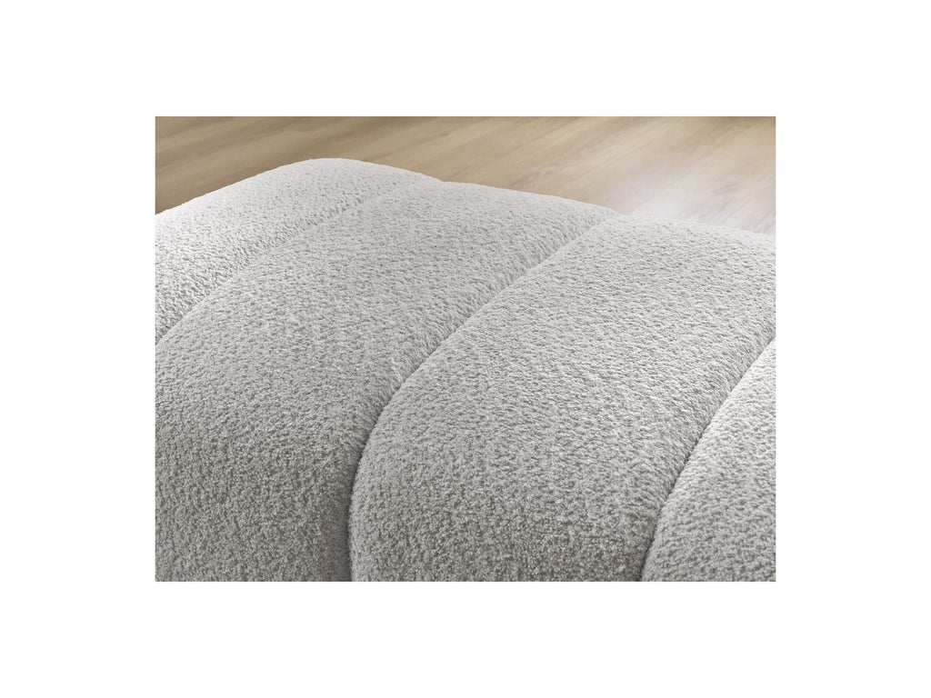 Puf para sofá modular - Annecy - Tejido bouclé