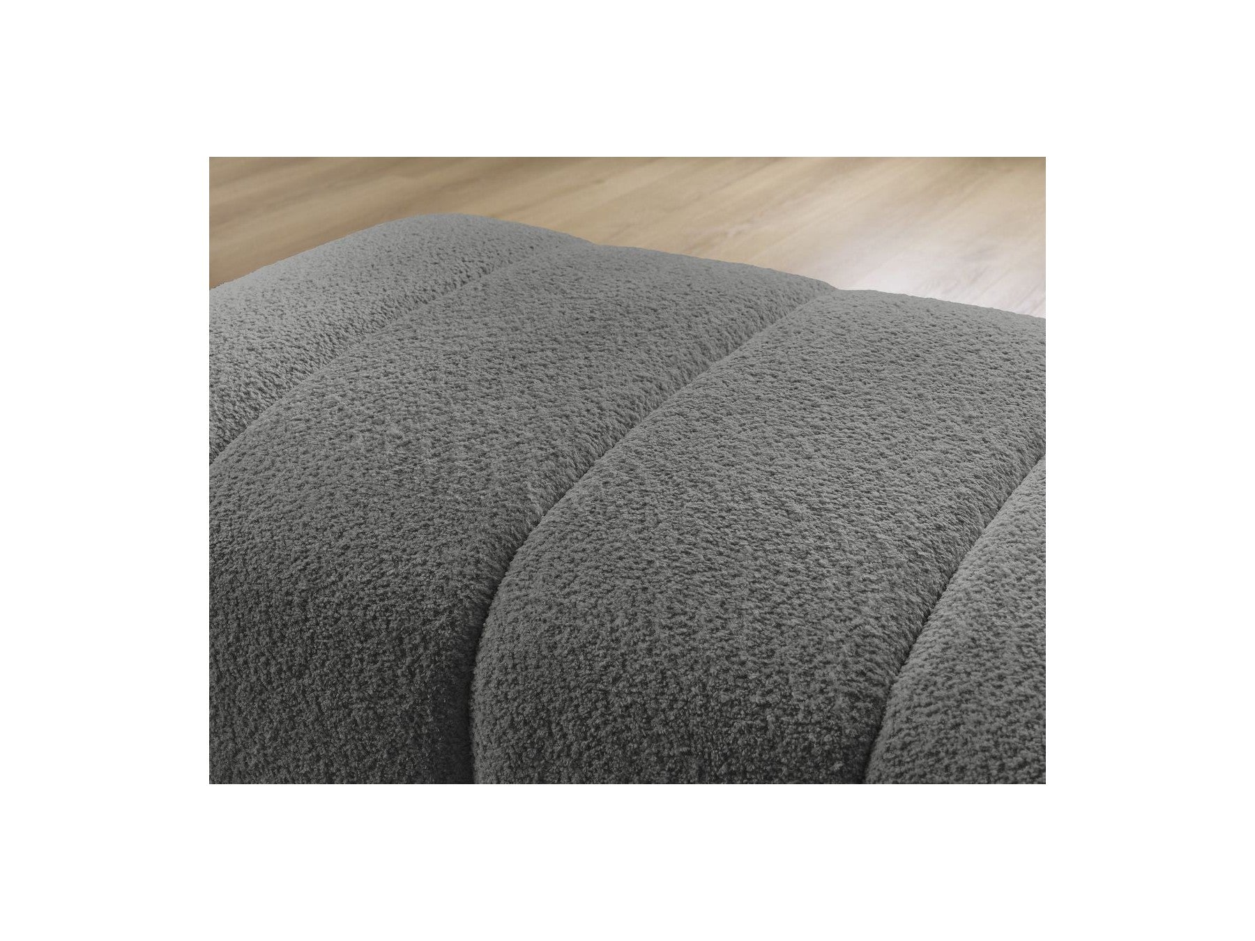 Puf para sofá modular - Annecy - Tejido bouclé