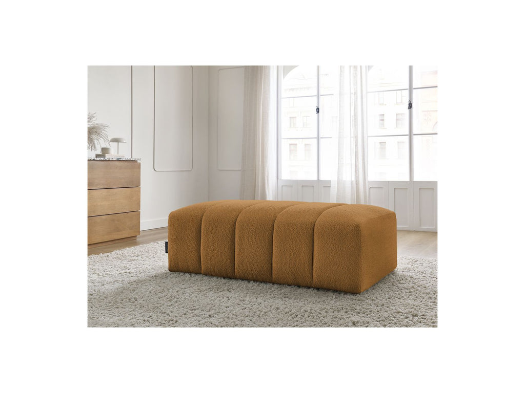 Puf para sofá modular - Annecy - Tejido bouclé