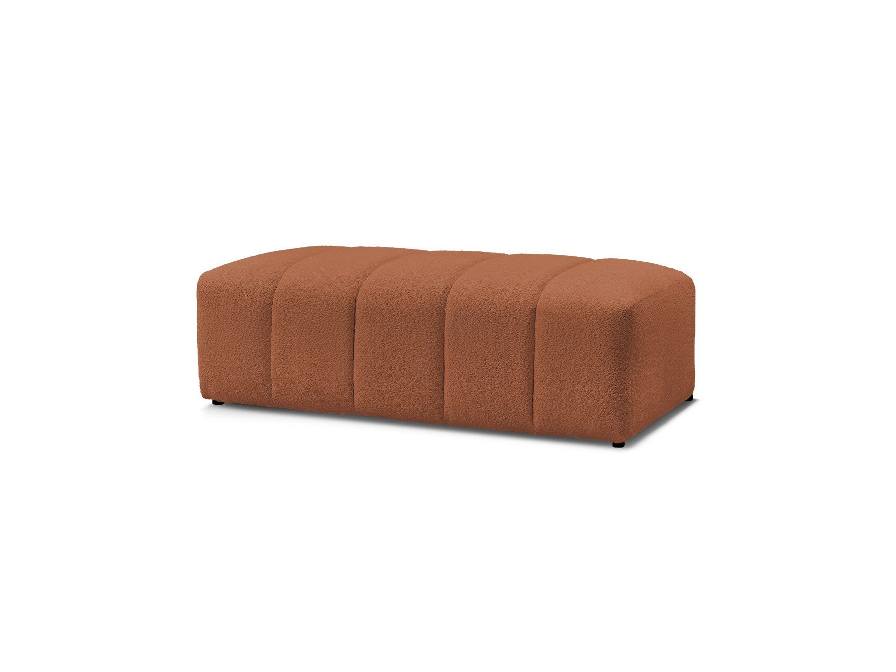 Puf para sofá modular - Annecy - Tejido bouclé