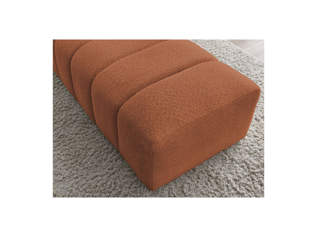 Puf para sofá modular - Annecy - Tejido bouclé