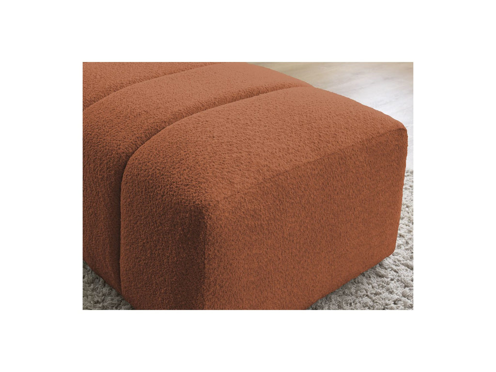 Puf para sofá modular - Annecy - Tejido bouclé
