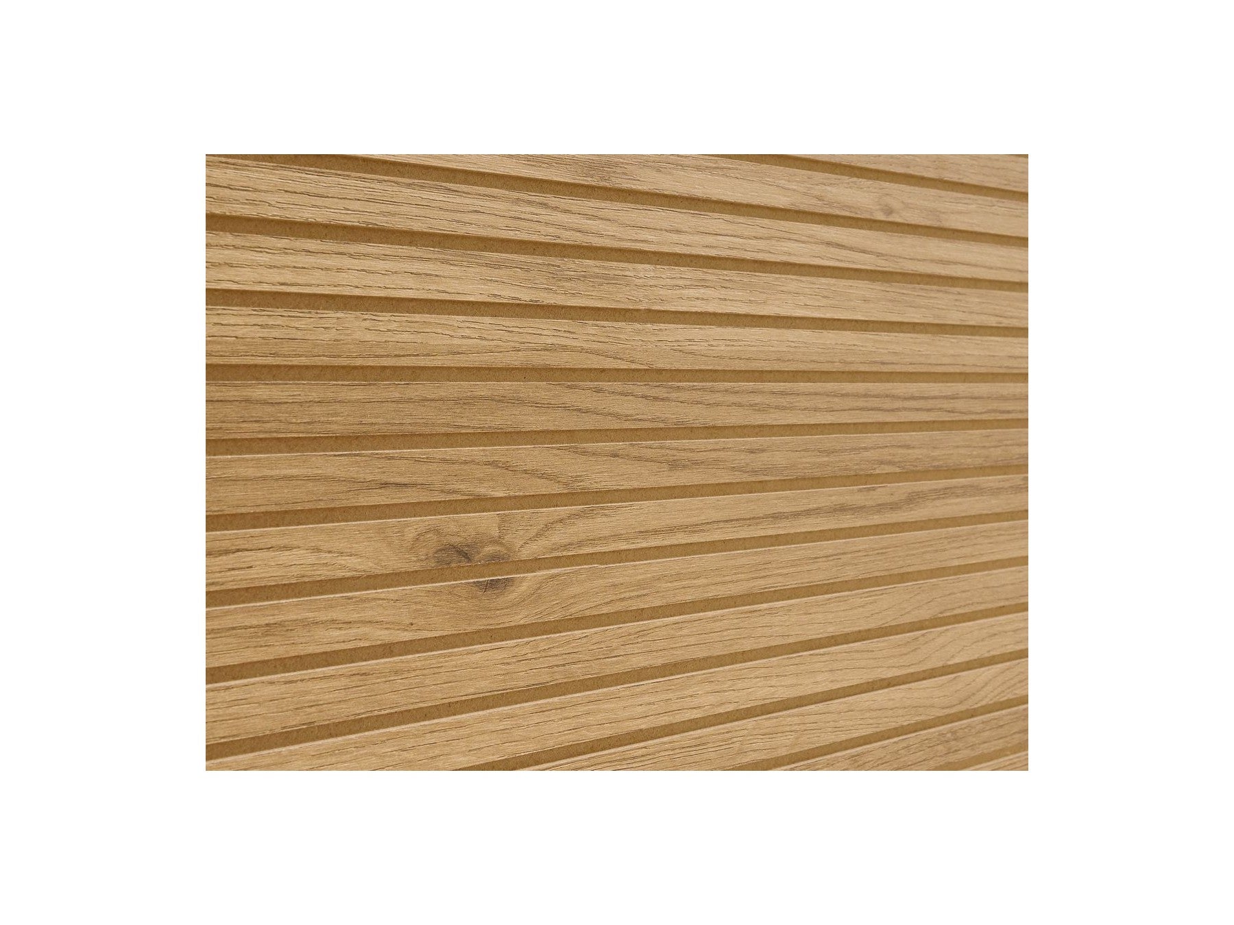 FERRET - Aparador 4 puertas - Efecto listones de madera
