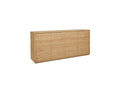 FERRET - Aparador 4 puertas - Efecto listones de madera