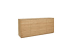 FERRET - Aparador 4 puertas - Efecto listones de madera