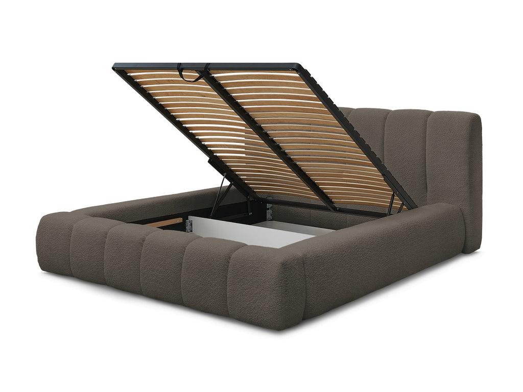 Denali - Storage Bed - Bouclé Fabric