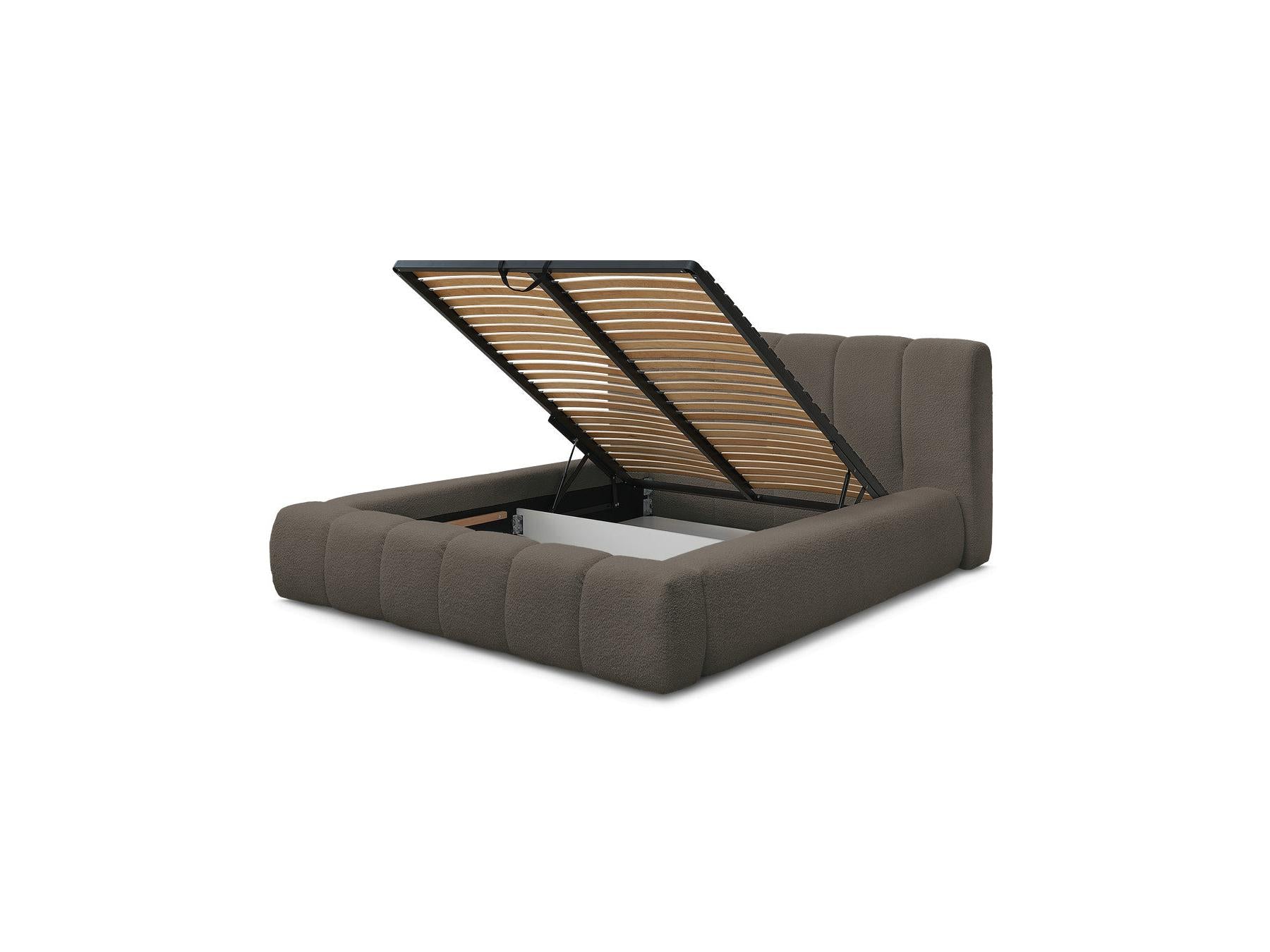 Denali - Storage Bed - Bouclé Fabric