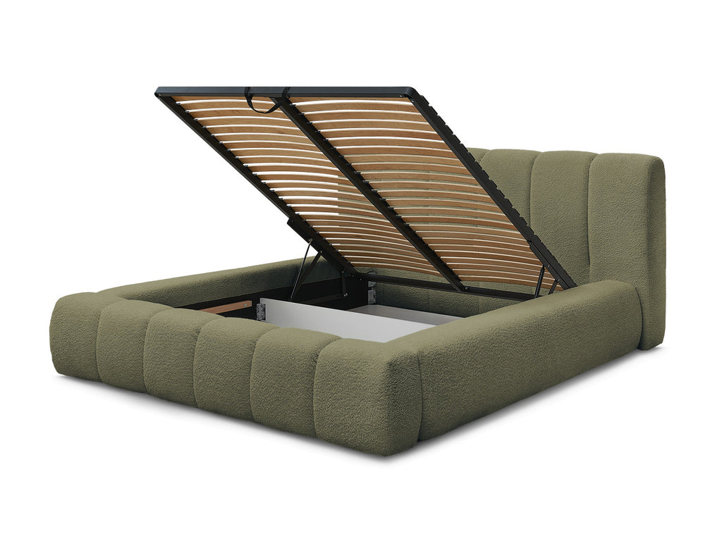 Denali - Storage Bed - Bouclé Fabric
