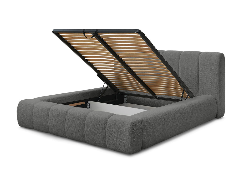 Denali - Storage Bed - Bouclé Fabric