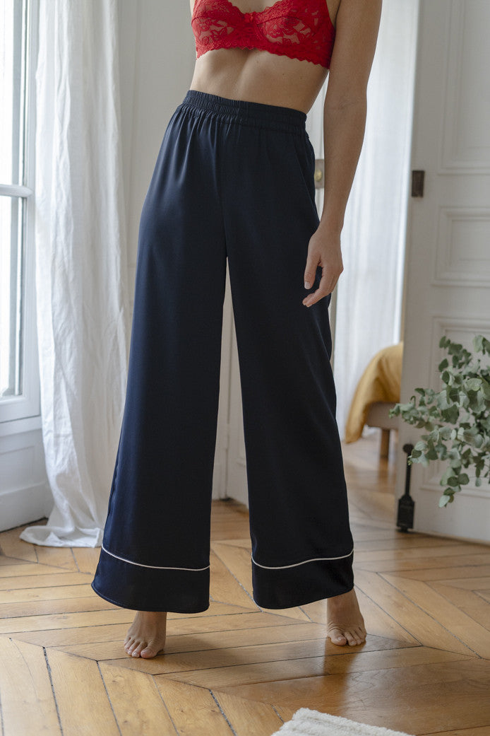 Pijama Miranda Satén Marino