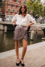 Ivanna Glitter Doré Skirt