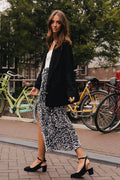 Léana Silver Sequin Skirt
