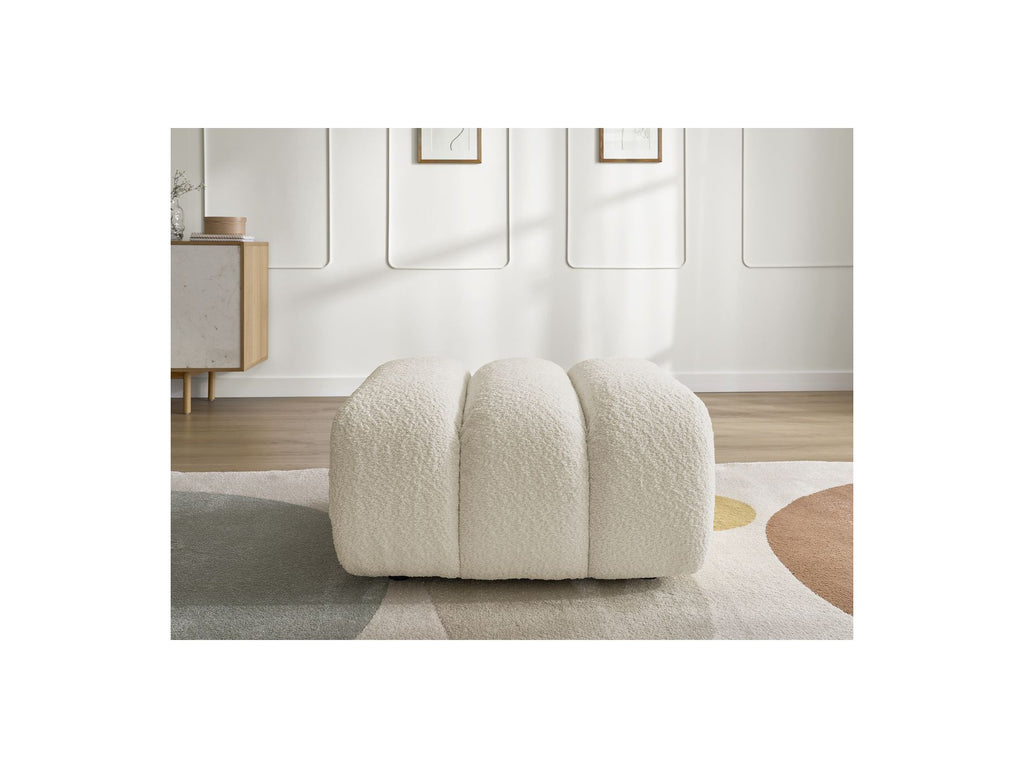 Talia - Pouffe - Bouclé Fabric