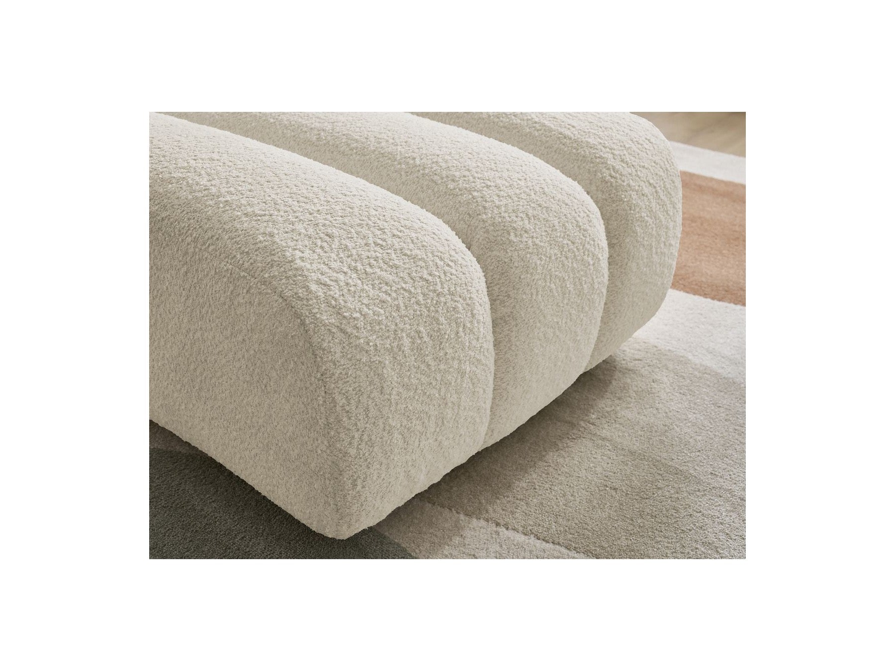 Talia - Pouffe - Bouclé Fabric