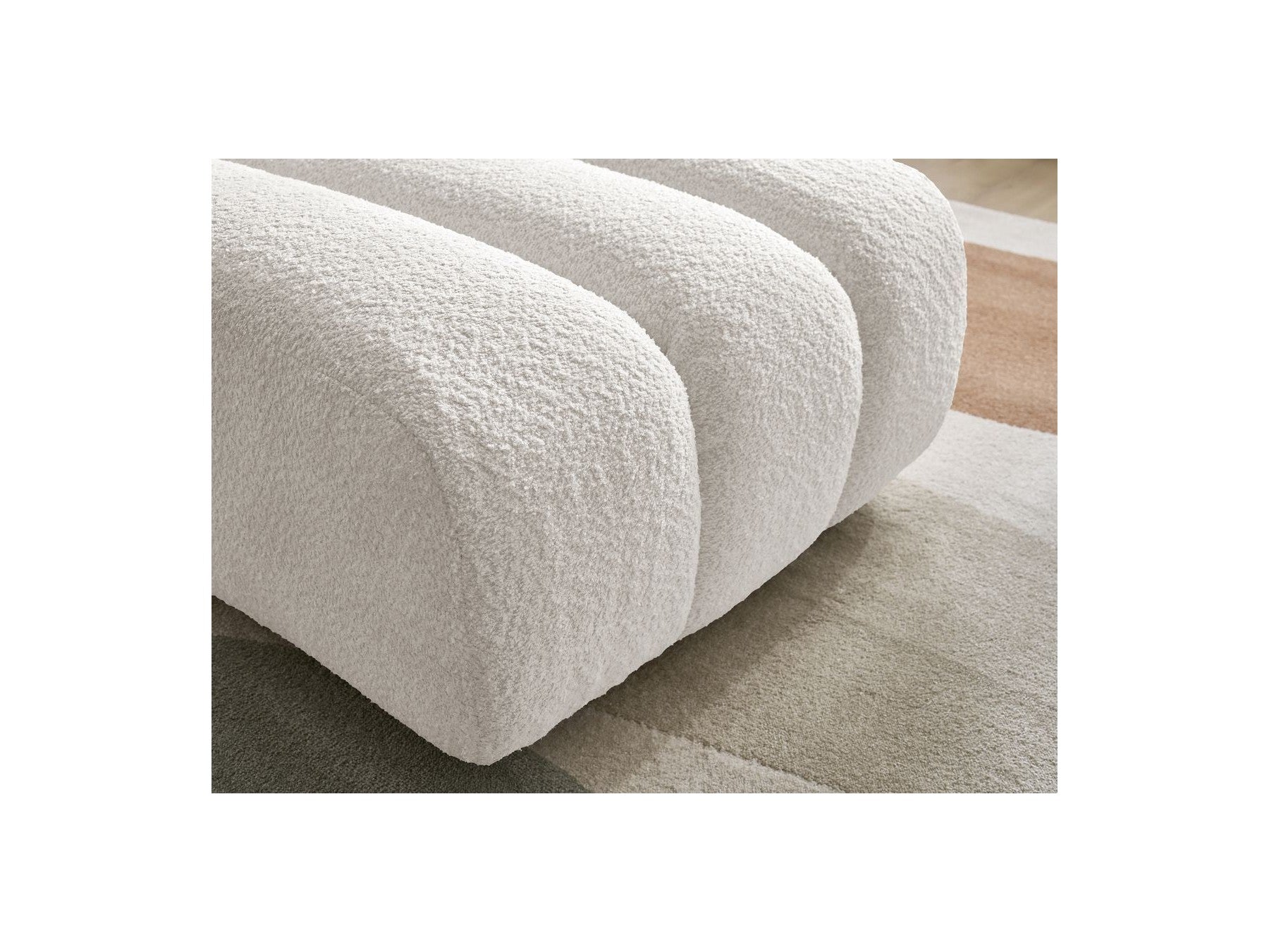 Talia - Pouffe - Bouclé Fabric