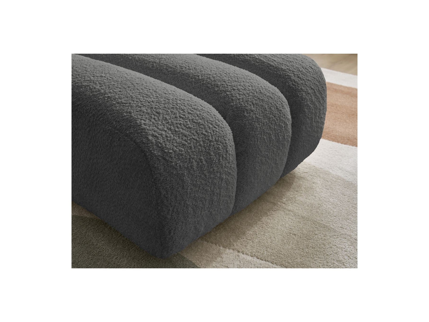 Talia - Pouffe - Bouclé Fabric