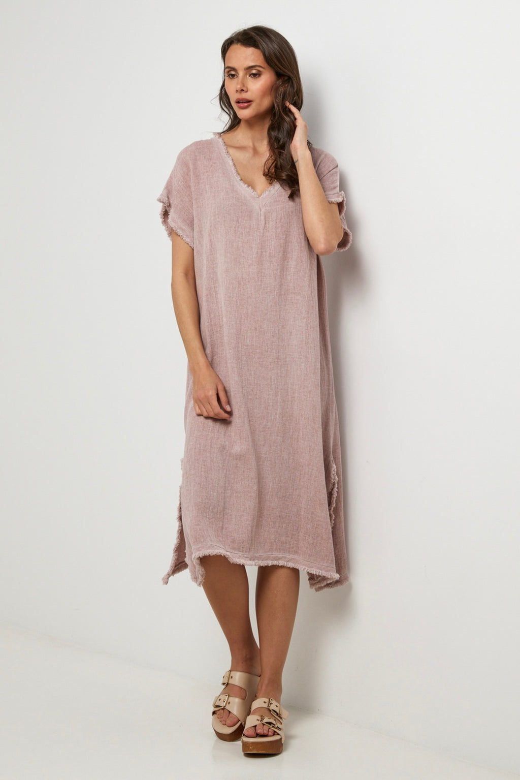 Vestido - Rosa Pálido - Mujer