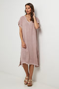 Vestido - Rosa Pálido - Mujer