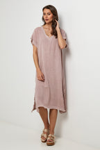 Vestido - Rosa Pálido - Mujer