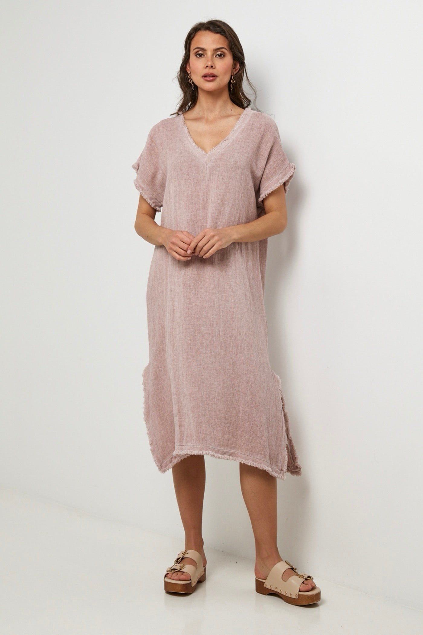 Vestido - Rosa Pálido - Mujer