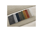 Talia - Canapé D'Angle Fixe - Tissu Bouclette - Angle Gauche