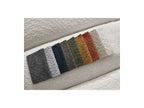 Talia - Canapé D'Angle Fixe - Tissu Bouclette - Angle Gauche