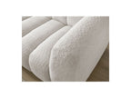 Talia - Canapé D'Angle Fixe - Tissu Bouclette - Angle Gauche