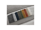 Talia - Canapé D'Angle Fixe - Tissu Bouclette - Angle Gauche