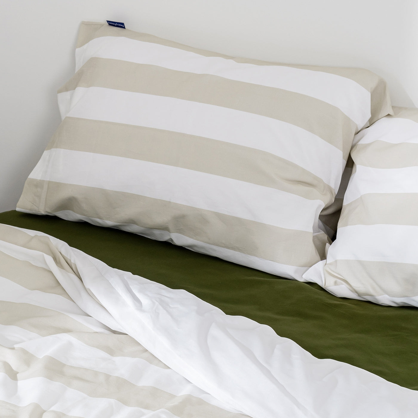 Taie D'Oreiller - Breton - Beige